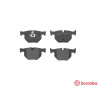 Jeu de 4 plaquettes de frein BREMBO P 06 056