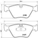 Jeu de 4 plaquettes de frein BREMBO P 06 065