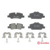 Jeu de 4 plaquettes de frein BREMBO P 06 090