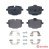 Jeu de 4 plaquettes de frein BREMBO P 06 101