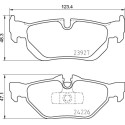 Jeu de 4 plaquettes de frein BREMBO P 06 105