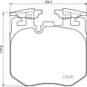 Jeu de 4 plaquettes de frein BREMBO P 06 106