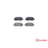 Jeu de 4 plaquettes de frein BREMBO P 07 001