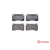 Jeu de 4 plaquettes de frein BREMBO P 09 004