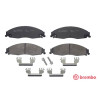 Jeu de 4 plaquettes de frein BREMBO P 09 011