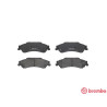 Jeu de 4 plaquettes de frein BREMBO P 10 002