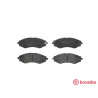 Jeu de 4 plaquettes de frein BREMBO P 10 006