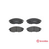 Jeu de 4 plaquettes de frein BREMBO P 10 007