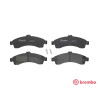 Jeu de 4 plaquettes de frein BREMBO P 10 009