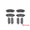 Jeu de 4 plaquettes de frein BREMBO P 10 010