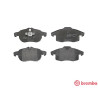 Jeu de 4 plaquettes de frein avec côté installation BREMBO P 10 011