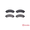 Jeu de 4 plaquettes de frein BREMBO P 10 016