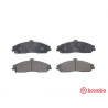 Jeu de 4 plaquettes de frein BREMBO P 10 052