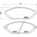 Jeu de 4 plaquettes de frein BREMBO P 10 054