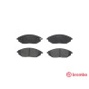 Jeu de 4 plaquettes de frein BREMBO P 10 054