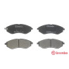 Jeu de 4 plaquettes de frein BREMBO P 10 057