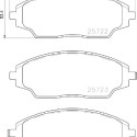 Jeu de 4 plaquettes de frein BREMBO P 10 070