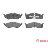 Jeu de 4 plaquettes de frein BREMBO P 11 008