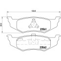 Jeu de 4 plaquettes de frein BREMBO P 11 010