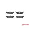 Jeu de 4 plaquettes de frein BREMBO P 11 010