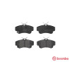 Jeu de 4 plaquettes de frein BREMBO P 11 012