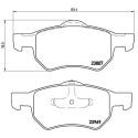 Jeu de 4 plaquettes de frein BREMBO P 11 013