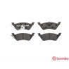 Jeu de 4 plaquettes de frein BREMBO P 11 014