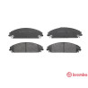 Jeu de 4 plaquettes de frein BREMBO P 11 017