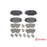 Jeu de 4 plaquettes de frein BREMBO P 11 032