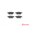 Jeu de 4 plaquettes de frein BREMBO P 15 001