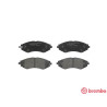 Jeu de 4 plaquettes de frein BREMBO P 15 002