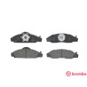 Jeu de 4 plaquettes de frein BREMBO P 15 008