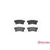 Jeu de 4 plaquettes de frein BREMBO P 15 009