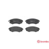 Jeu de 4 plaquettes de frein BREMBO P 15 011