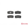 Jeu de 4 plaquettes de frein BREMBO P 16 005