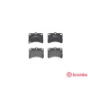 Jeu de 4 plaquettes de frein BREMBO P 16 009