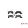 Jeu de 4 plaquettes de frein BREMBO P 16 011
