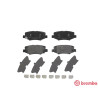 Jeu de 4 plaquettes de frein BREMBO P 18 024