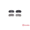Jeu de 4 plaquettes de frein BREMBO P 23 008