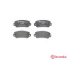 Jeu de 4 plaquettes de frein BREMBO P 23 013