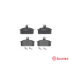 Jeu de 4 plaquettes de frein BREMBO P 23 018