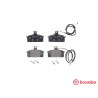 Jeu de 4 plaquettes de frein BREMBO P 23 019