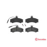 Jeu de 4 plaquettes de frein BREMBO P 23 022