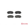 Jeu de 4 plaquettes de frein BREMBO P 23 029
