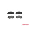 Jeu de 4 plaquettes de frein BREMBO P 23 032
