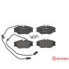 Jeu de 4 plaquettes de frein BREMBO P 23 041