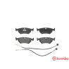 Jeu de 4 plaquettes de frein BREMBO P 23 062