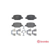 Jeu de 4 plaquettes de frein BREMBO P 23 064
