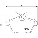 Jeu de 4 plaquettes de frein BREMBO P 23 067