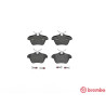 Jeu de 4 plaquettes de frein BREMBO P 23 067